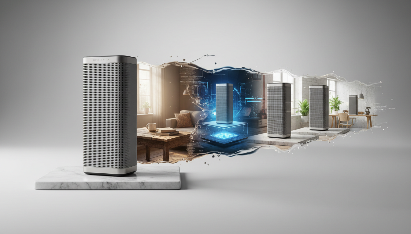 AI generated product photography concept illustration