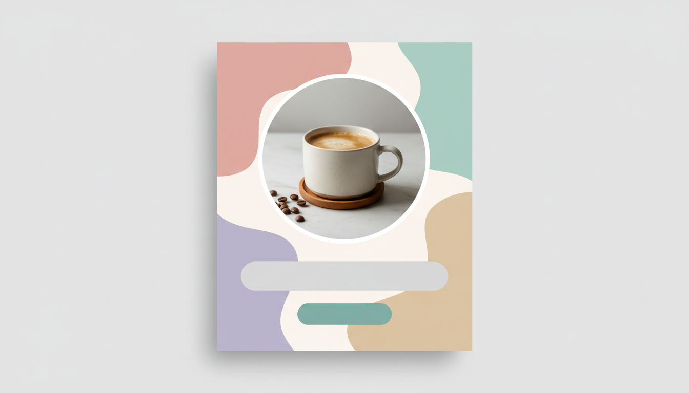 AI generated ad creative mockup concept
