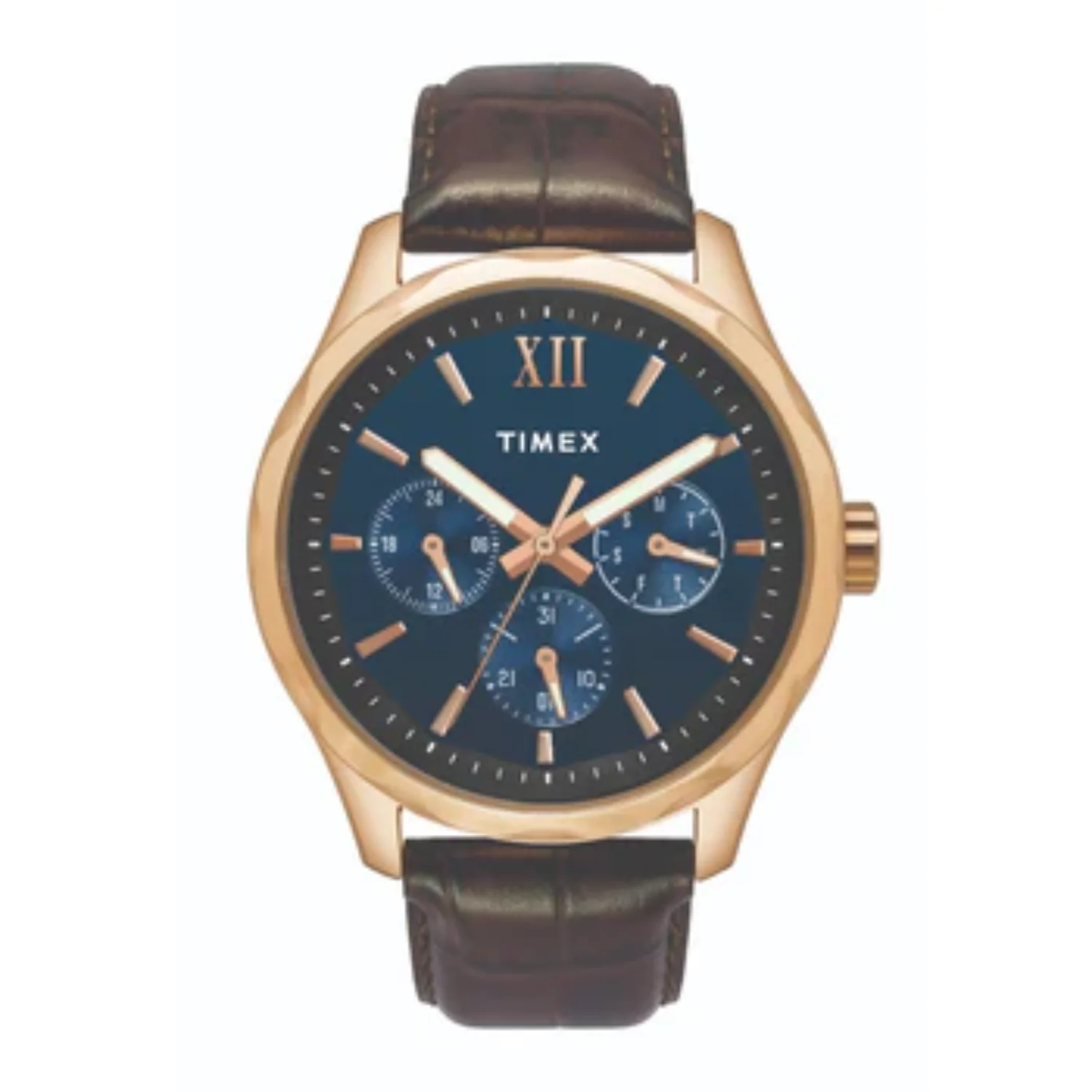 Plain watch flat-lay photo — before