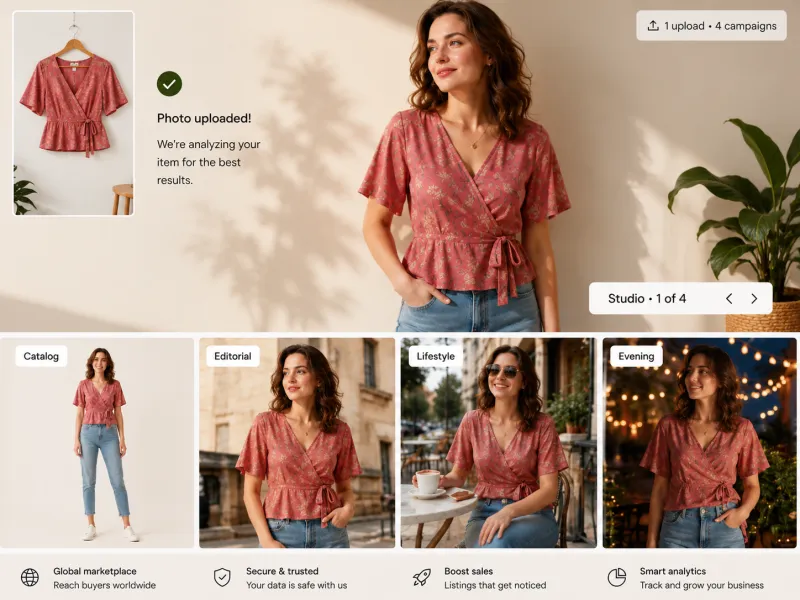 Product photo generated by Scalio